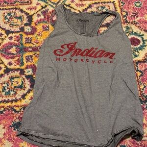 Indian Motorcycle Women's Gray Tank Top